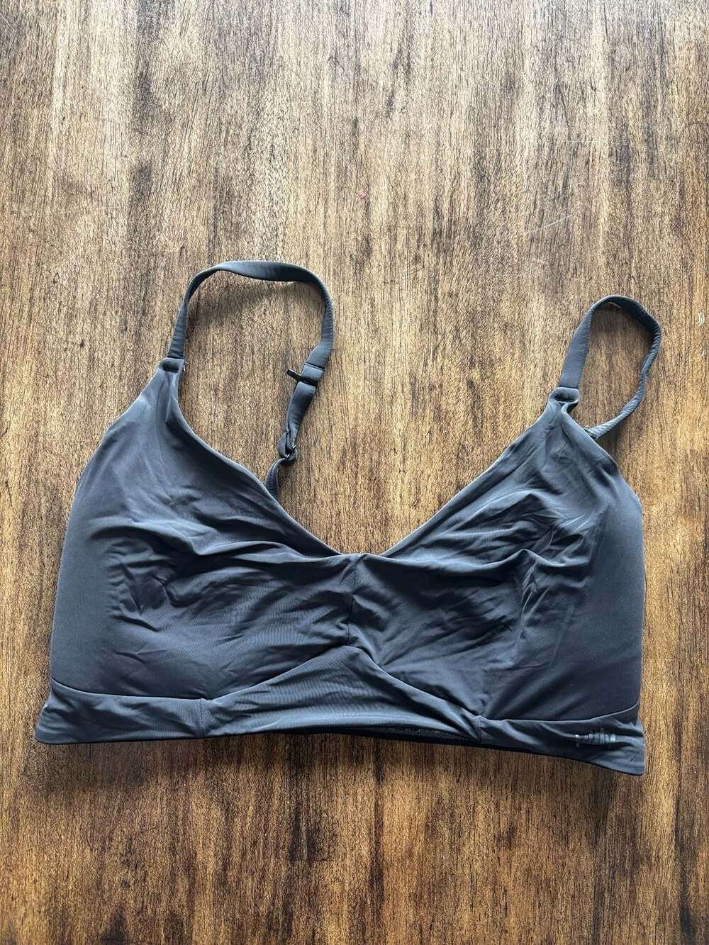 Yitty Black Logo Elastic Bra Size L